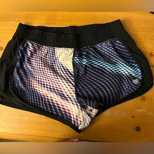 Forever 21 Women's Black and Multicolor Athletic Shorts